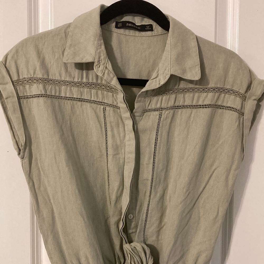 Zara Basic Romper Xs - image 2